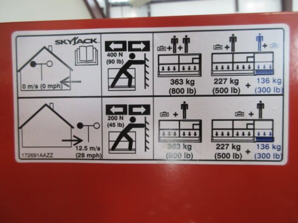 NEW 2026 SKYJACK SJ3220 Scissor Lift – 6′ Powered Deck-Extension